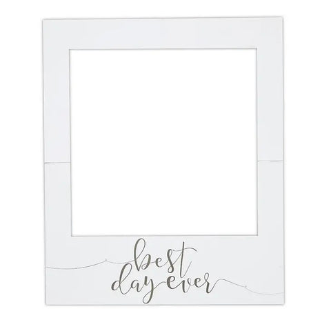 Large Wedding Frame Photo Booth Background Prop - Best Day Ever Polaroid