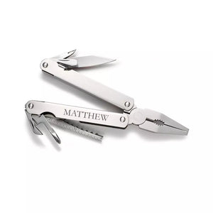 Personalized Stainless Steel Pocket Tool - Monogram Engraved