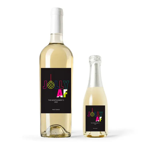 Personalized Wine Bottle Labels - Jolly AF