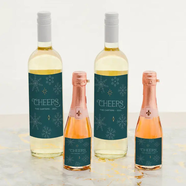 Personalized Wine Bottle Labels - Cheers