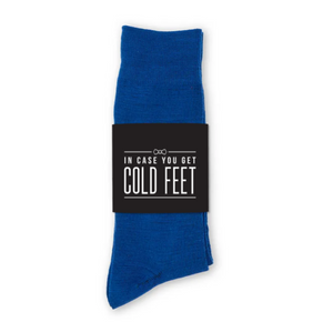 Personalized Men's Socks Wedding Gift - Cold Feet