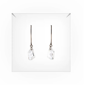 Personalized Swarovski Crystal Wedding Drop Earrings - Couldn't Do It Without You