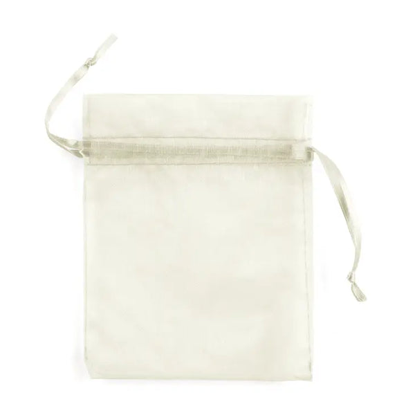 Organza Fabric Drawstring Bag - Large