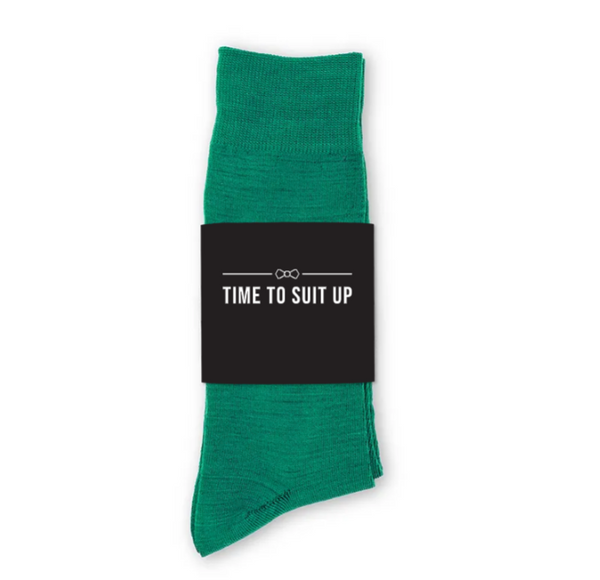 Personalized Men's Socks Wedding Gift - Suit Up