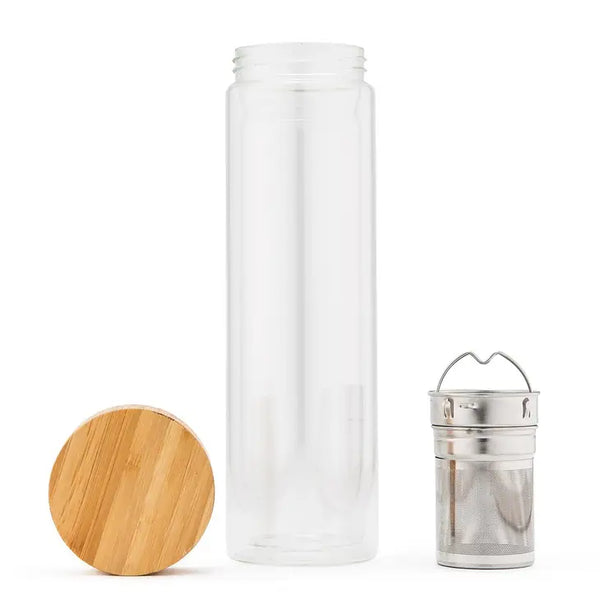 Glass Tea Infuser Travel Mug