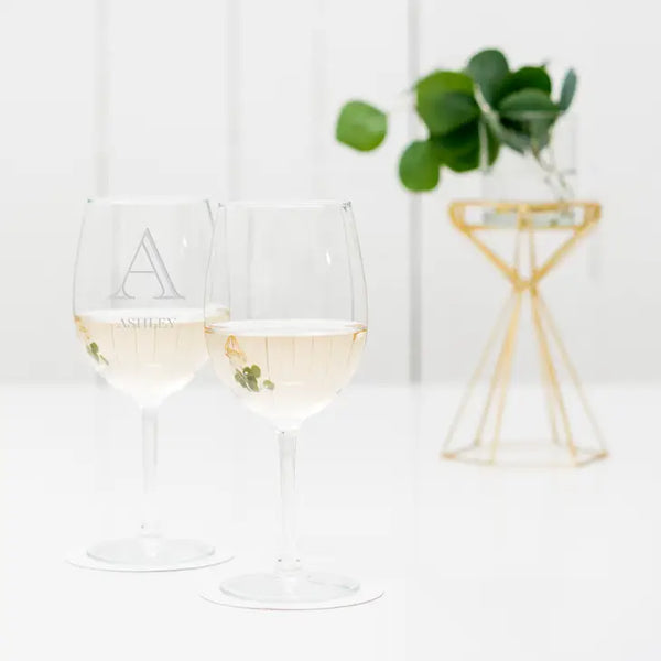 12 oz. Stemmed Wine Glass - Blank