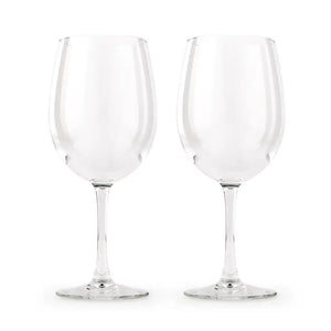 Large 12 oz. Stemmed Wine Glass Set - Blank - Set of 2