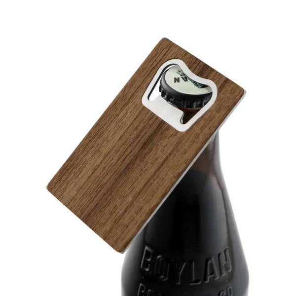 Wood Veneer Credit Card Bottle Opener Wedding Favor - Blank | + Designs Available