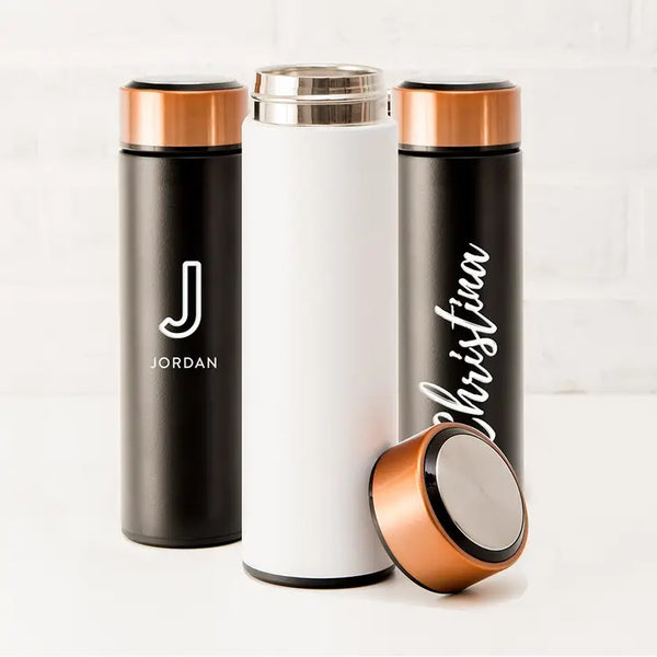 Stainless Steel Cylinder Travel Bottle Stainless Steel - Blank