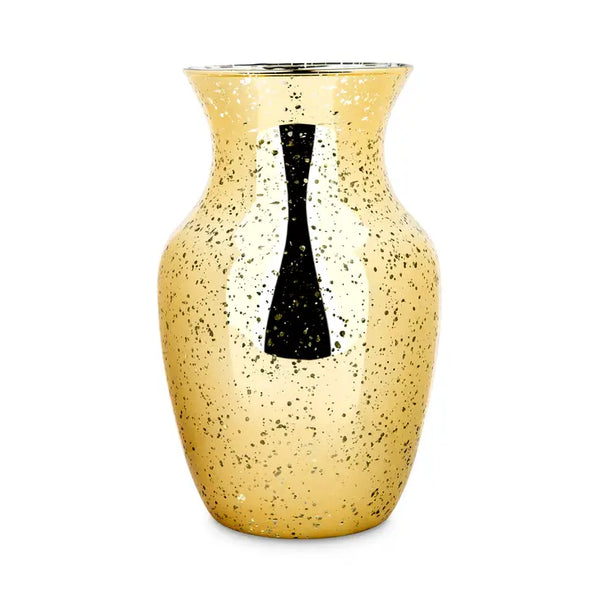 Mercury Glass Flower Vase - Gold