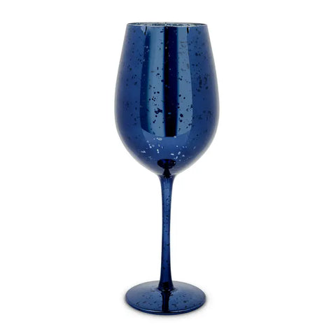 18 oz. Mercury Wine Glass – Navy Blue