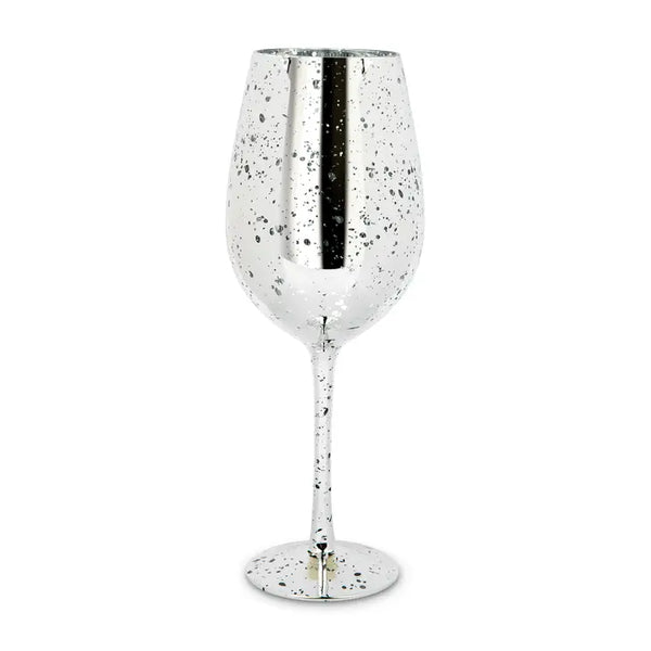 18 oz. Mercury Wine Glass – Silver