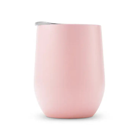 12 oz. Stemless Travel Tumbler - Light Pink