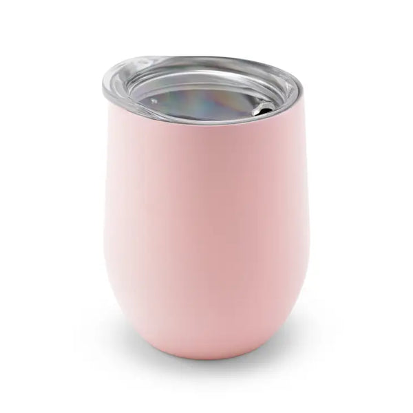 12 oz. Stemless Travel Tumbler - Light Pink