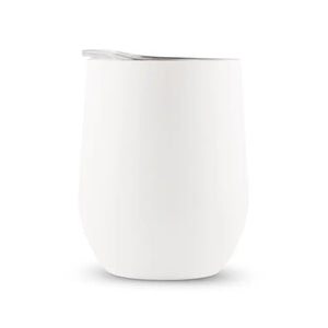 12 oz. Stemless Travel Tumbler - White