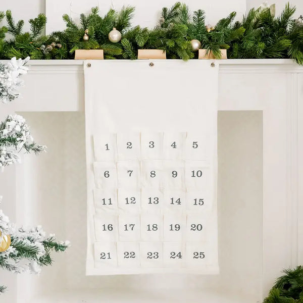 Reusable 25 Days of Christmas Fabric Advent Calendar