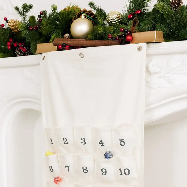 Reusable 25 Days of Christmas Fabric Advent Calendar