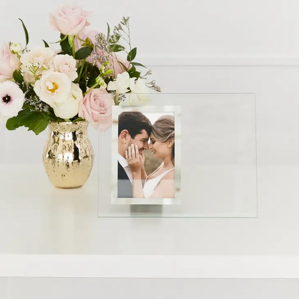 Glass Offset 4” x 6” Picture Frame