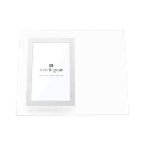 Glass Offset 4” x 6” Picture Frame