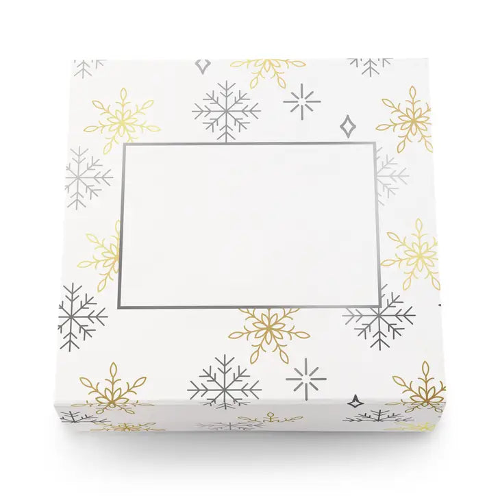 Large Falling Snowflakes Christmas Gift Box with Magnetic Lid