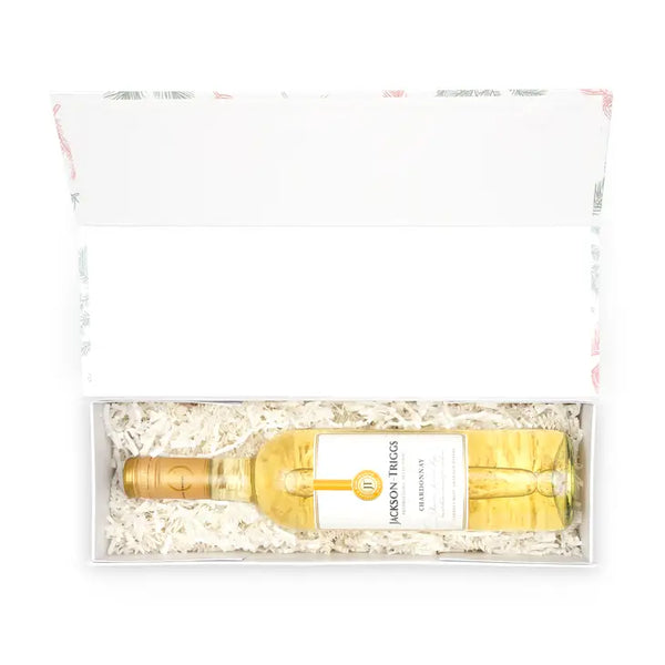 Pretty Pines Wine Gift Box with Magnetic Lid