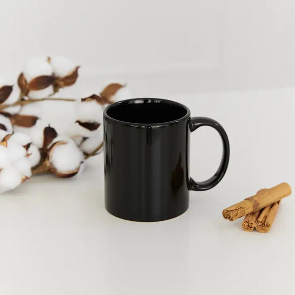 Classic 11 oz. Ceramic Coffee Mug - Black