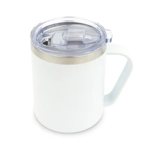 10 Oz. Insulated Metal Travel Coffee Mug - Blank