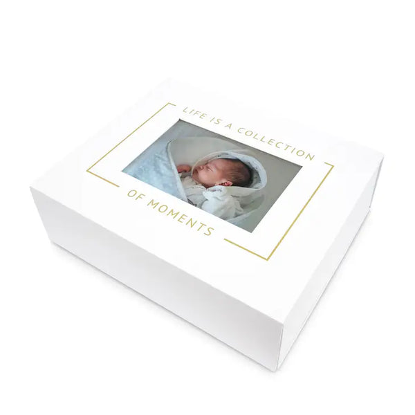 Large Photo Frame Gift Box with Magnetic Lid - Keepsake Collection