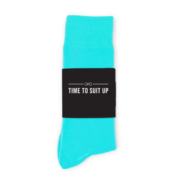 Personalized Men's Socks Wedding Gift - Suit Up