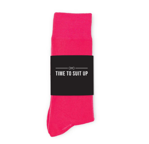 Personalized Men's Socks Wedding Gift - Suit Up