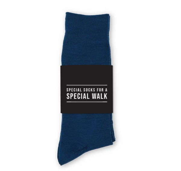 Personalized Men's Socks Wedding Gift - Special Walk