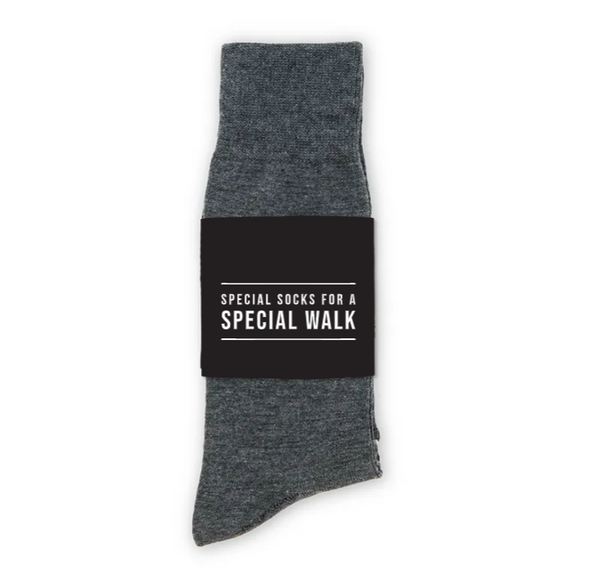 Personalized Men's Socks Wedding Gift - Special Walk