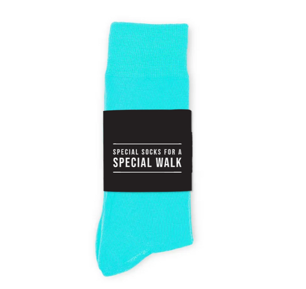 Personalized Men's Socks Wedding Gift - Special Walk