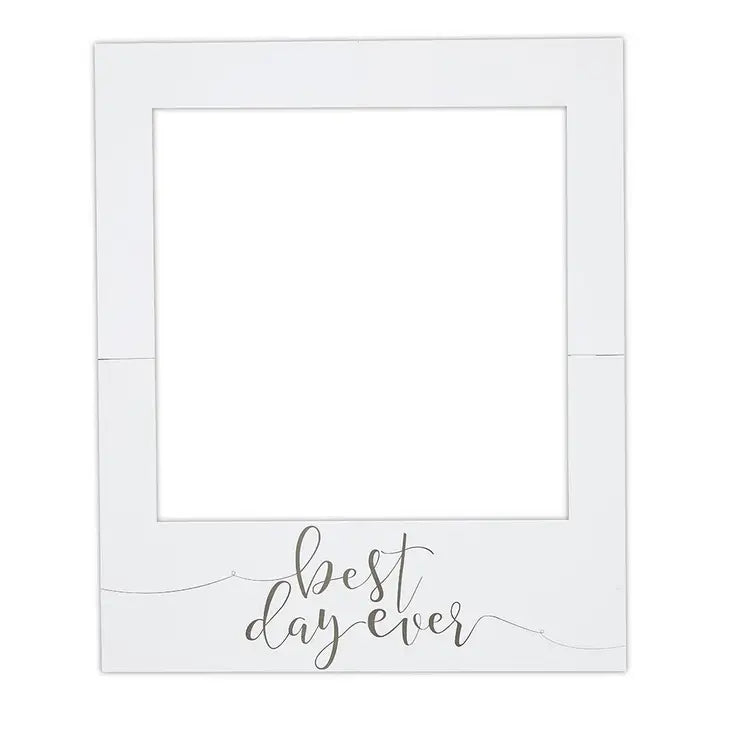 Large Wedding Frame Photo Booth Background Prop - Best Day Ever Polaroid