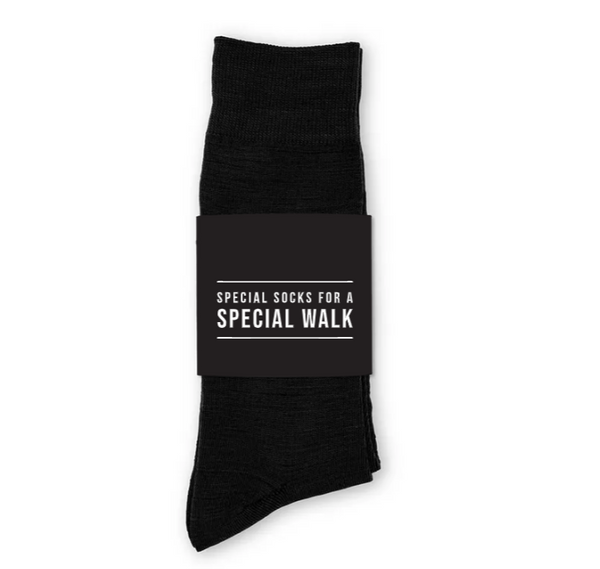 Personalized Men's Socks Wedding Gift - Special Walk