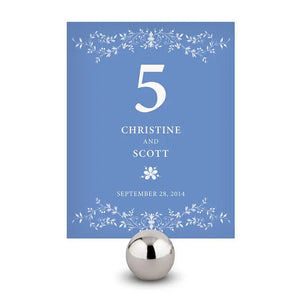 Forget Me Not Table Number