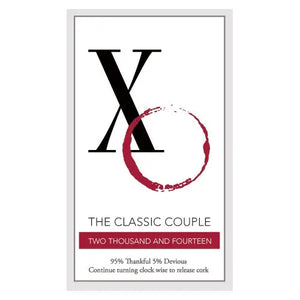 Classic Couple Rectangular Sticker