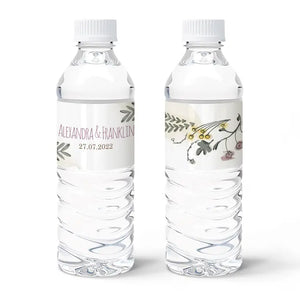 Personalized Water Bottle Labels - Natural Charm