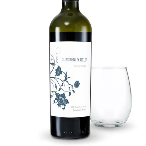 Floral Orchestra Wine Label