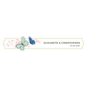 Butterfly Frame Personalized Sticker