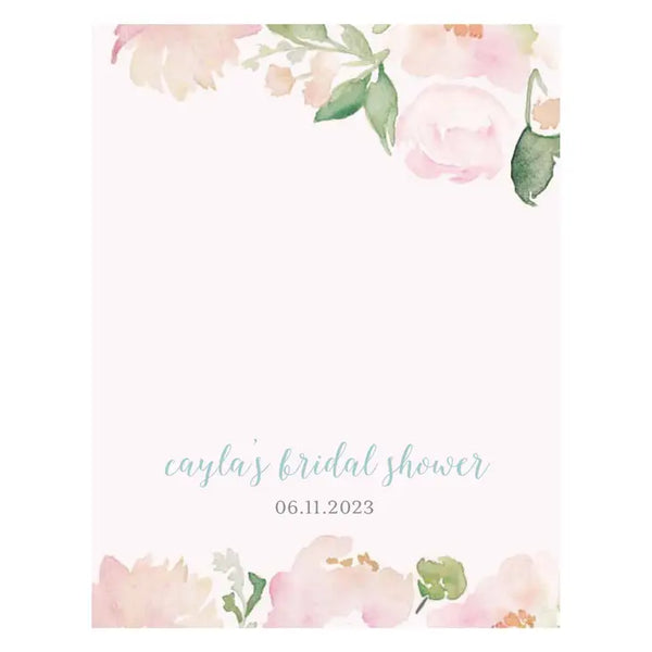 Garden Party Place Card With Fold