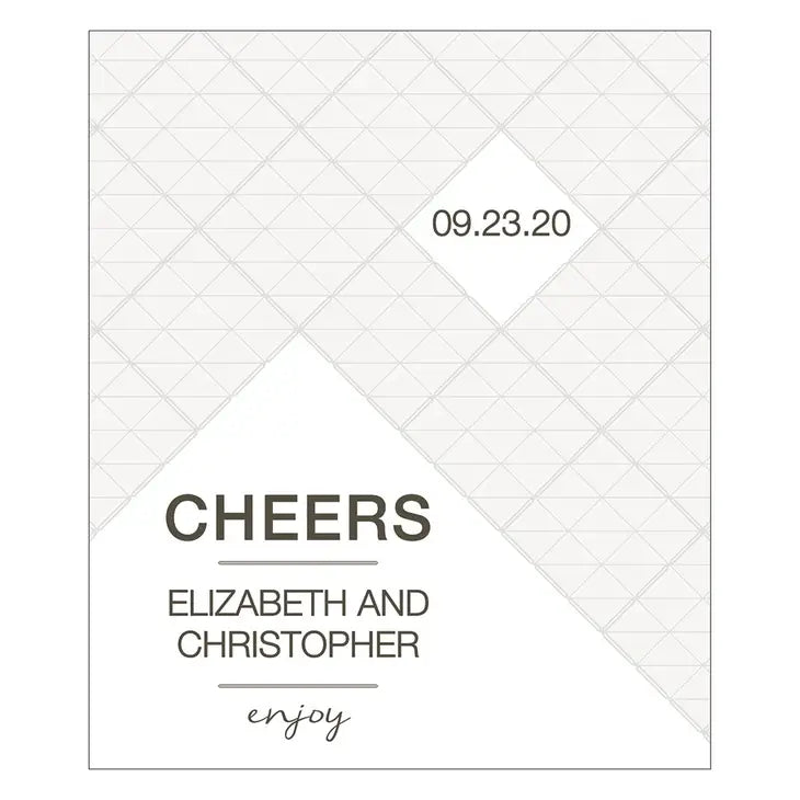 City Style Small Rectangular Label