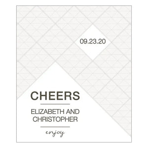 City Style Small Rectangular Label