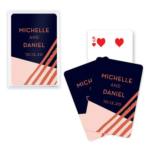 Unique Custom Playing Card Favors - Retro Luxe