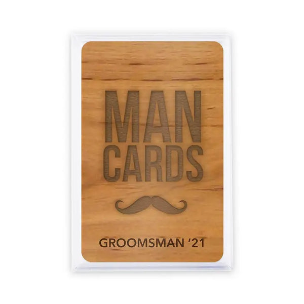 Unique Custom Playing Card Favors - Man Cards