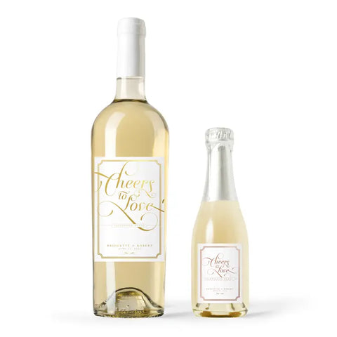 Personalized Foil Printed Wine Bottle Labels - Expressions