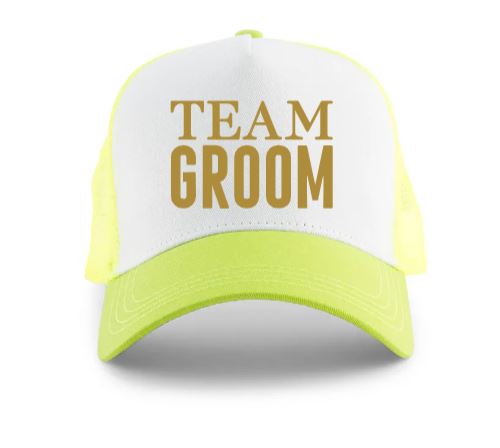 Wedding Party Snapback Trucker Hats - Team Groom