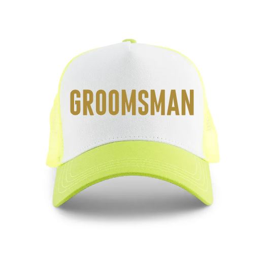 Wedding Party Snapback Trucker Hats - Groomsman