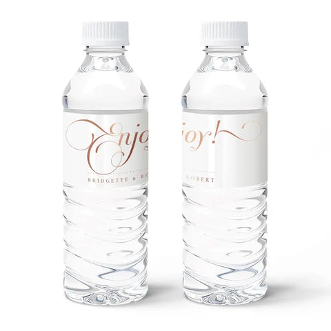 Personalized Foil Printed Water Bottle Labels – Expressions