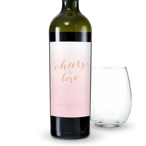 Aqueous Personalized Wine Label